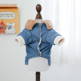 Dog Leather Jacket Fleece Lined Puppy Leather Coat Small Dog Winter Stylish Jacket Cold Weather Chihuahua Yorkie Warm Windproof Waterproof Coats Pet Christmas Holiday Birthday Dog Clothes