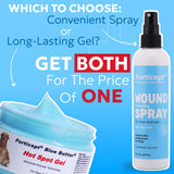 Forticept Blue Butter – Hot Spot Treatment for Dogs Cats | Dog Cat Wound Care | Skin Yeast Infections, Ringworm, Cuts, Rashes, First Aid Veterinary Strength Anti Itch Cream 4oz