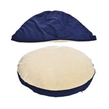 Amazon Basics Pet Cave Bed for Dog, With Removal Nesting Cave Cover, Fits up to 35lbs Pets, 30 x 30 x 12.5 inches, Blue