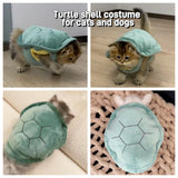 Cute Cat Costumes Turtle Shell Kawaii Kitten Clothes Dog Puppy Vest Pet Apparel (Medium,Turtle Shell)