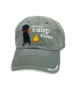 Dog is Good Signature Hat Never Camp Alone - Great Gift for Dog Lovers, for Men and Women