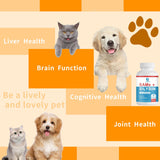 Same and Silybin for Dogs - S-Adenosyl-L-Methionine, Same for Dogs, Liver Supplements for Dogs, Hepatic Supplement for Liver & Brain, Dog Liver Support (Same+Silybin), All Dogs (Under 120 lbs)