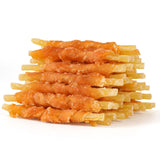 MON2SUN Rawhide Free Dog Treats Chicken Wrapped Cod Sticks for Small Dogs Healthy Training Treats Soft Snacks (14.11 Ounce -Pack of 1)