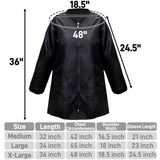Pumtus Waterproof Pet Grooming Smock, Long Sleeves Dog Grooming Workwear, Baber Hairdresser Uniform with Full Zipper & Pockets, Anti-Static Professional Stylist Jacket for Salon, Pet Shop (Medium)
