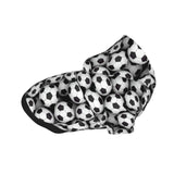 FuriTou Sports Football Soccer Small Pet Hoodies Soft Dogs Cats Sweatshirt Warm Dog Clothes Sweater with Hat Large