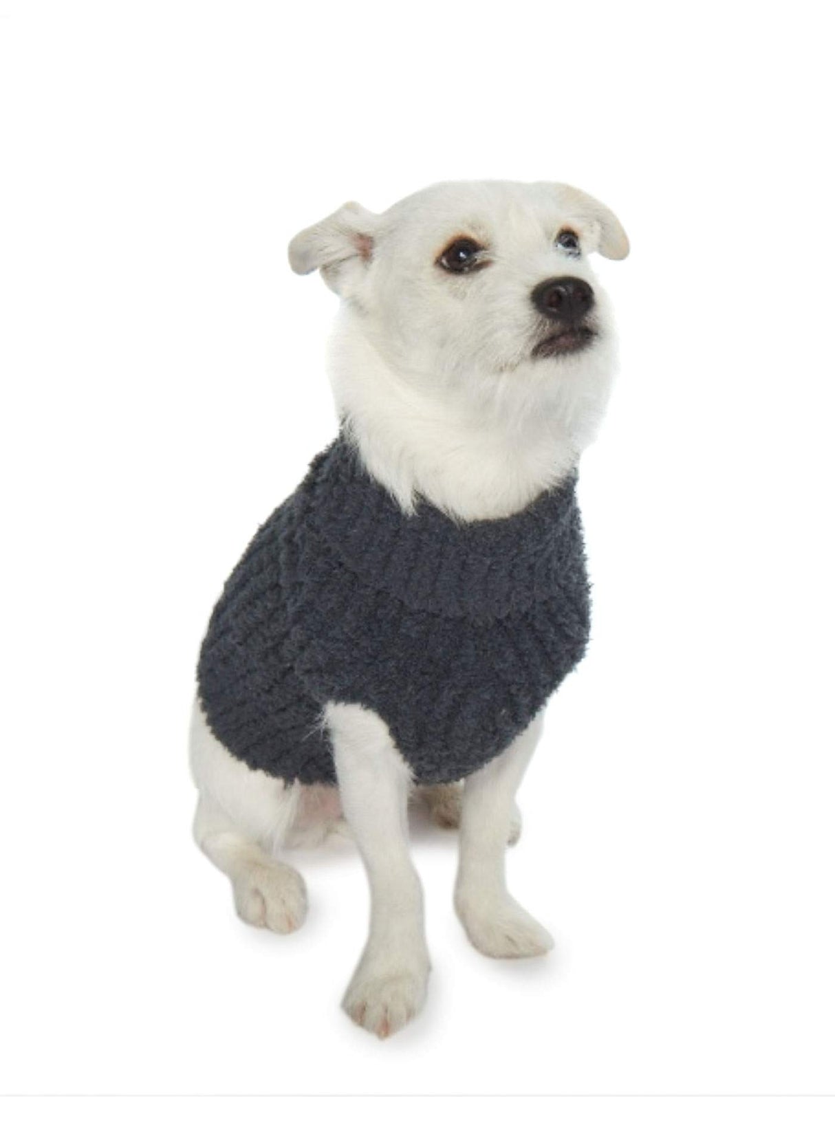 Barefoot Dreams® CozyChic® Ribbed Pet Sweater, Slate Blue, X-Small