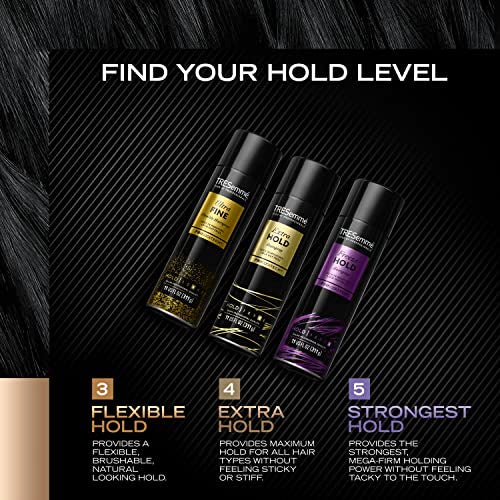 TRESemmé TRES Two Hair Spray Extra Hold 6 Count for Maximum Hold that’s Never Sticky or Stiff Humidity Resistant Hairspray that Sprays on Dry 11 oz