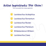 PupGrade Digestive Support Chews for Dogs - Prebiotic and Probiotic Supplement with Enzyme Blend - Upset Stomach, Diarrhea, Bowel, and Immune Support - Pumpkin, Blueberry, Mineral Oil - 60 Soft Chews