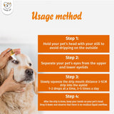 Cassiel pet Eye Drops for Eye Infection Treatment, Soothe Infection Allergy, Relieve Dry Eyes & Red Eye，Eye Cleaner and Tear Stain Remover for Dogs and Cats | 10 ml 0.33 FL OZ (1 Bottle)