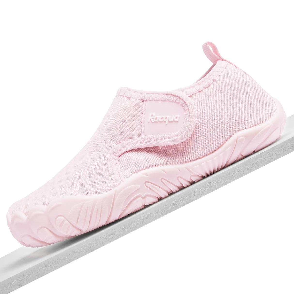 Racqua Girls Water Shoes Kids Boys Swim Aqua Quick Dry Breathable Barefoot Lightweight Non-Slip Pool Beach Outdoor Pink Big Kid 2