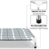Elevated Raised Outdoor Dog Bed - Cooling Lifted Outside Dogs Cot Bed with Non-Slip Feet Dog Hammock Bed with Stainless Steel Frame Portable Puppy Pet Bed for Indoor & Outdoor