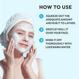 Baking Powder B.B Deep Cleansing Foam, 2 in 1 Rice Bran + Baking Powder, Creamy Bubble + Scrub Exfoliate Skin, Fash Wash, Deep Cleanser for Makeup, Korean Skin Care, Beauty (5.64 Ounce)