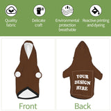 KMITBPN Personalized Chihuahua Dog Hoodie, Custom Pet Warm Sweatshirt Costume with Name Number Photo, Customize ID Clothes for Pupppy Kitten Dogs Cats, Chocolate, XL