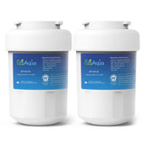 EcoAqua EFF-6013A Replacement Filter, Compatible with GE MWF SmartWater, MWFA, MWFP, GWF, GWFA, 46-9991, HDX FMG-1, WFC1201, GSE25GSHECSS, PC75009, RWF1060 Refrigerator Water Filter, 2 Pack