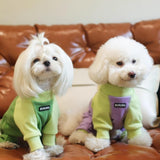 Dog Fleece Sweater, Winter Warm Clothes Jumpsuit for Small & Medium Puppies, Soft Stretch Thermal Pajamas for Boy Girl (Green,S)