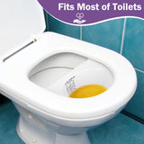 TrelaCo 25 Pack Urine Hats for Toilets Stool Sample Collection Kit Urine Collection Hat Urine Collector Specimen Cups Pee Urine Sample Cup Containers for Women and The Elderly, 27oz/ 800cc