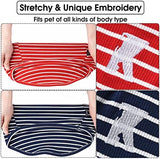 Koneseve Dog Shirt Vest Lightweight Stretchy Dog T-Shirts Soft Cool Shirts Sleeveless Stripe Vests Breathable Clothes for Puppy Kitty Cat Small Medium Large Dogs 2 Pack Red + Blue [M/Medium]