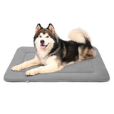 Magic Dog Extra Large Dog Bed Soft Dog Crate Pad Dog Mat, Jumbo 48 Inches Machine Washable Pet Bed Kennel Pad with Non-Slip Bottom, Gray