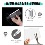 Oncpcare 12 Pack Rabbit Cage Urine Guard 10'' x 8.2'' Pet Plastic Splash Guard Panels Liner Protection Clear Edge Liner Guinea Pig Side Lining Bird Cage Protector from Cats