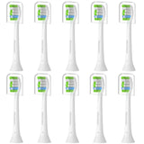 Pisonicleara Replacement Toothbrush Heads - Compatible with Philips Sonicare Electric Toothbrush (10 Pack), Refill.