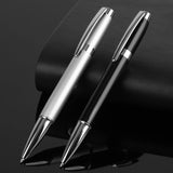 Metal Ballpoint Pen, Twist Open Retractable Rollerball Pen Medium Point (1.0mm) Black Ink Smooth Writing Business Gift Pens for Men, Women, Office, Channewer Executive Premium Signature Pens （Black）