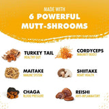 iHeartDogs Turkey Tail Mushroom for Dogs for Lumps, Bumps & Lipomas with Bone Broth and 6 Mushroom Blend Powder