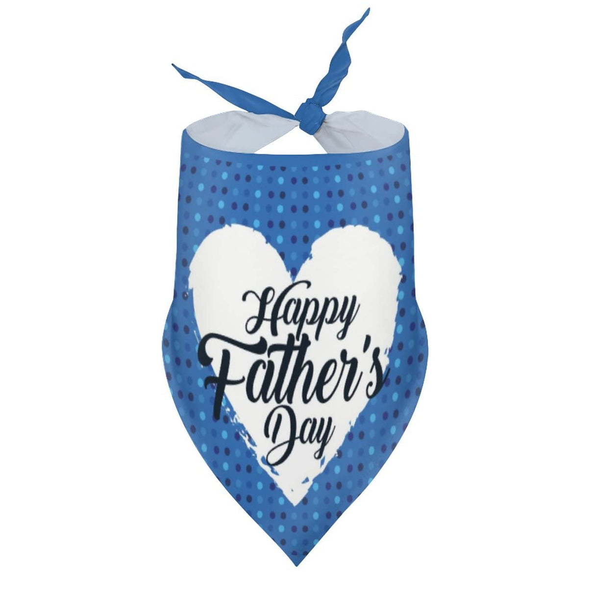 Happy Father's Day Dog Bandanas Pets Kerchief Reversible Triangle Bibs Scarf Outfits Accessories for Small to Large Dogs Cats