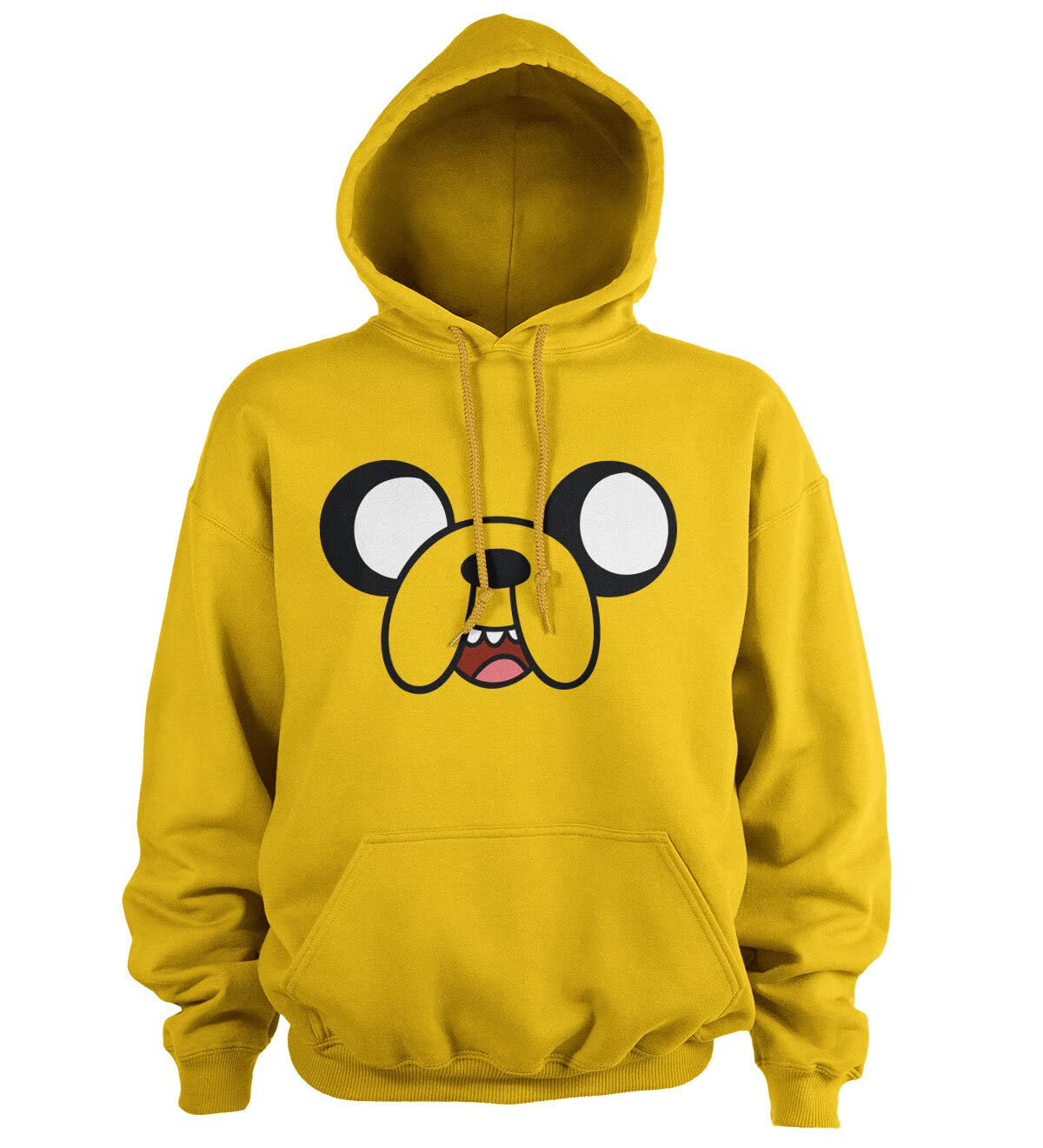 Adventure Time Officially Licensed Jake The Dog Hoodie (Gold), X-Large
