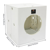 Florchest 88L Automatic Pet Dryer Box for Cats and Small Dogs,Foldable Cat Dryer Box Smart Temperature Control,Adjustable Wind Speed,Pet Dryer Box Ultra Quiet Dog Hair Dryer