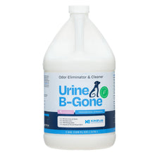 Load image into Gallery viewer, KINZUA ENVIRONMENTAL Urine B-Gone, Professional Enzyme Odor Eliminator &amp; Pet Stain Remover, Human, Cat &amp; Dog Urine Cleaner, Effective on Laundry, Carpets &amp; More, Lavender Scent, 1 Gallon
