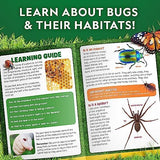NATIONAL GEOGRAPHIC Bug Catcher Kit for Kids - Kids Bug Habitat with Magnified Viewer, Bug Catcher, Tweezers & Learning Guide, Insect Habitat, Outdoor Toys, Kids Bug Catching Kit, Bug Cage, Bug Box