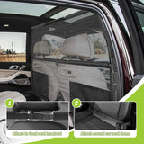 Farafox Dog Barrier for Car,56" Wide for Trucks SUV Sedans Pet Restraint Car Backseat,Backseat Divider Crossover Front Car Travel Back Seat Barricade Partition