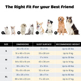 Miguel Dog Bed with Removable Cushion/Pillow for Medium Small Dogs, Washable Pet Bed with Side Easy to Wash Puppy Bed, Large Rectangle Cat Bed for Indoor Cat with Anti-Slip Bottom, Blue 35 Inch