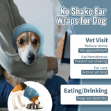Nanaki Dog Hats Calming Hoodie-Dog Ear Covers Head Cover Protector Hematomas Wraps, No Shake Ear Wrap Muffs Noise Protection, Anxiety Relief, Fireworks, Grooming, Thunderstorm, Bath, Vet Visit