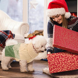 ASENKU Warm Dog Sweater for Small Medium Dogs,Pet Sweaters for Fall Winter Dog Clothing,Thicked Pullover Puppy Cat Turtleneck Sweater for Doggie Chihuahua Clothing