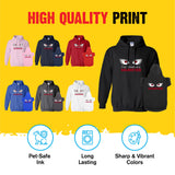 APPARELYN Funny Matching Dog & Owner Outfit Sweater - Monster Pet & Owner Matching Hoodie Sweatshirt | Royal Blue L Human | 2XL