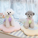 2 Pieces Dog Dresses Puppy Luxury Princess Dress Sunny Day Clothes Wedding Evening Summer Suspender Dress Skirt Doggie Dress for Small Dog Girl L