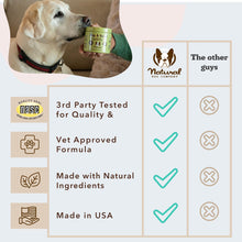 Load image into Gallery viewer, Natural Dog Company Hip &amp; Joint Supplement for Dogs – Supports Mobility, Flexibility &amp; Comfort, Glucosamine, Chondroitin, MSM &amp; Turmeric, Chicken Flavor, 90 Count
