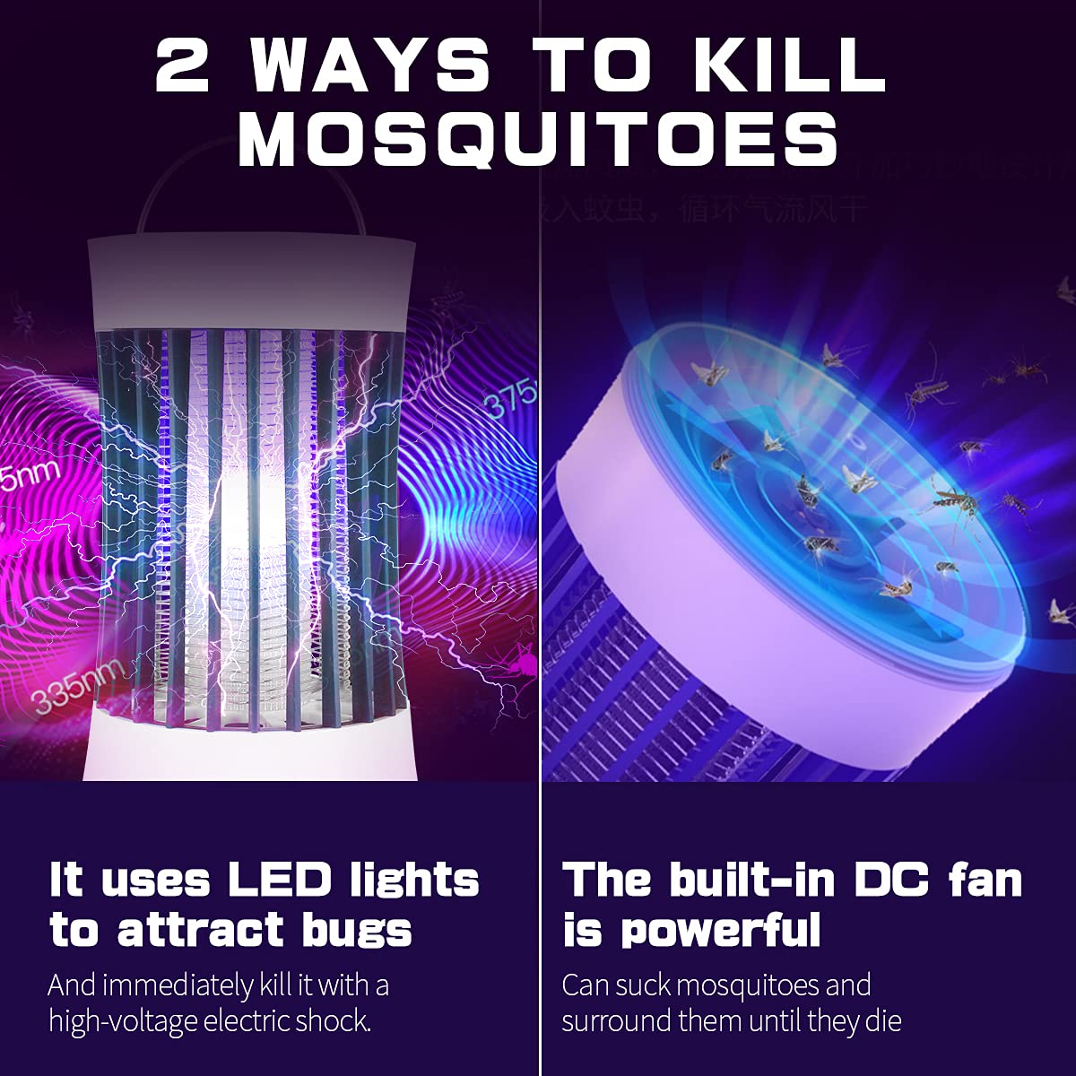 AICase Bug Zapper (White+Blue)