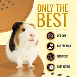 Riverside Essentials 32oz Guinea Pig Cage Cleaner & Deodorizer Spray - Safe & Effective Odor Eliminator for Small Animal Cages - Non-Toxic & Pet Safe Friendly Formula - Made in the USA