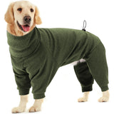 Dotoner Pullover Dog Sweater with Leash Hole - High Collar Cold Weather Vest for Large Dogs - Indoor & Outdoor Use