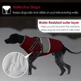 AOFITEE Dog Coats for Small Dogs, Dog Christmas Sweater, Dog Winter Coat with Harness Built in, Warm Dogs Jacket with Zipper, Waterproof Pet Jacket Snowsuit for Schnauzer, Chihuahua Yorkshire, S