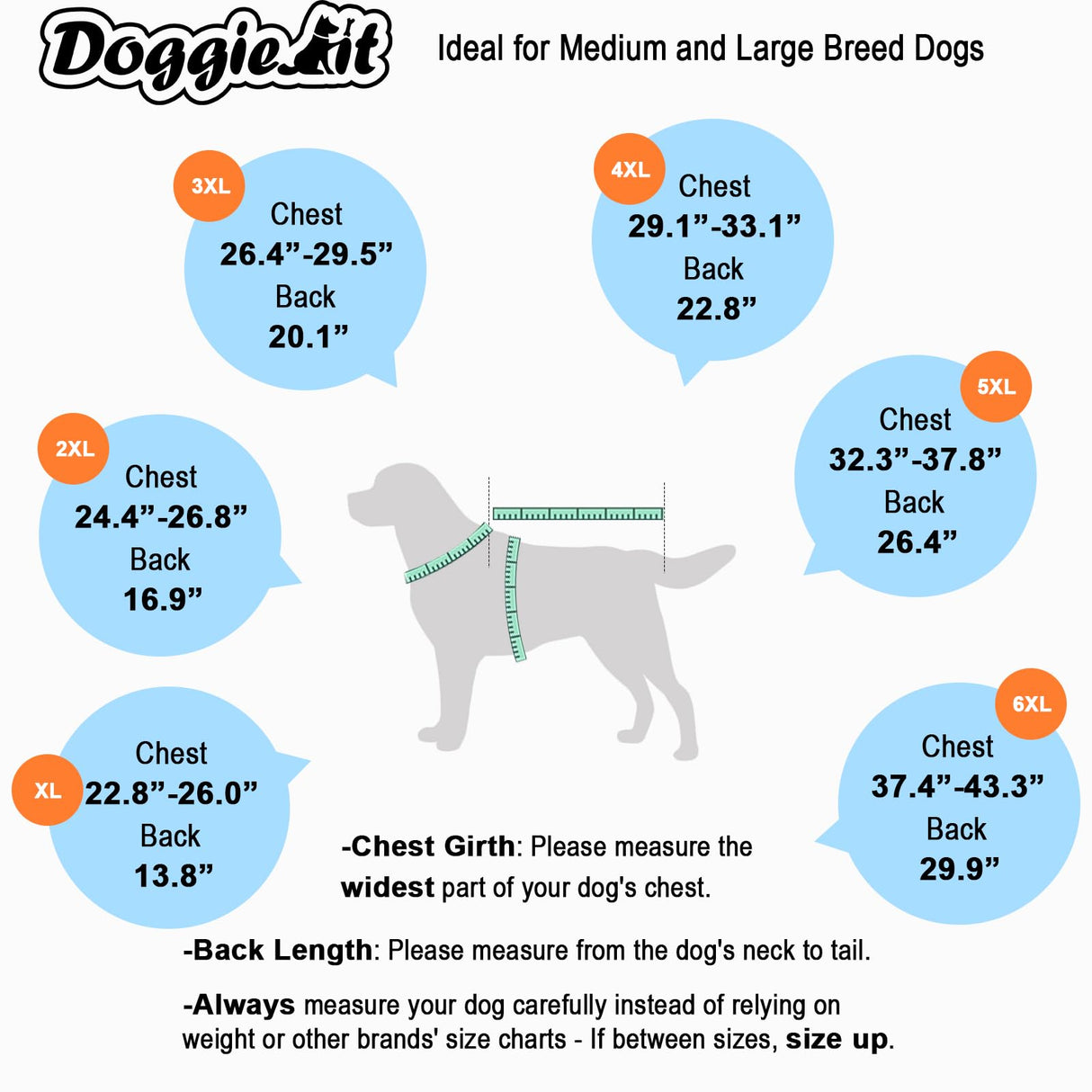 DoggieKit Dog Winter Coat, Waterproof Warm Jacket with Harness Built in, Reflective Cold Weather Doggie Vest, Windproof Turtleneck Pet Snowsuit, Adjustable Puffer Jacket for Large Dogs, Red 6XL