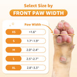 Roilpet Double Sides Non-Slip Dog Socks to Prevent Licking Paws - Strong Traction for Paw Protector, Senior Dogs, Hardwood Floors, Dog Booties with Grippers - X-Large