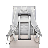 Texsens Pet Backpack Carrier for Small Cats Dogs | Ventilated Design, Safety Straps, Buckle Support, Collapsible | Designed for Travel, Hiking & Outdoor Use (Light Gray)