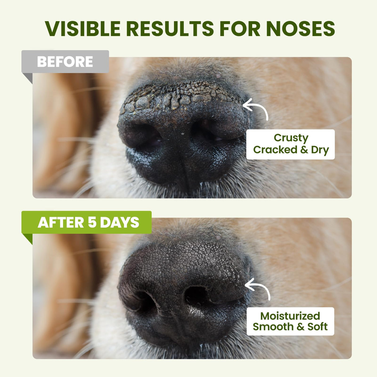 PawSono Lick-Safe Dog Paw & Nose Balm with Coconut Oil | Winter Snow, Road Salt & Cold Pavement Protector | All-Natural Moisturizer & Soother for Dry, Cracked Pads & Snout | Horse Hoof, Joint Care