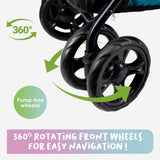 PETIQUE Pet & Pets Double Decker Pet Stroller, 11.53 Pound, Teal
