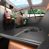Gusil Back Seat Extender for Dogs: Mobile Cozy Pet Den! Skin-Safe Padding, Heavy-Duty PU Leather with Hard Bottom, 450lb Capacity-Waterproof, Non-Slip, 45% More Space (Fits Cars, SUVs & Small Trucks)