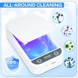 Nail Tool Sterilizer with Blue Light,Portable USB Sterilizer For Nail Tools Nail Cleaning Box Beauty Tool Cleaner Machine for for Nail Salon, Tweezers, Jewelry, Phone, Manicure Tools Cleaning
