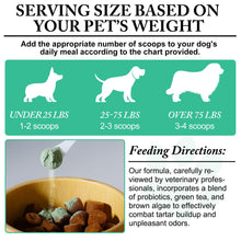 Load image into Gallery viewer, ARMOYA Dog Dental Powder - Teeth Cleaning Powder for Dogs - Dog Dental Care - Plaque &amp; Bad Breath Off P-owder D-og - D-ental Care Supplies for Small - Medium - Large Do-gs
